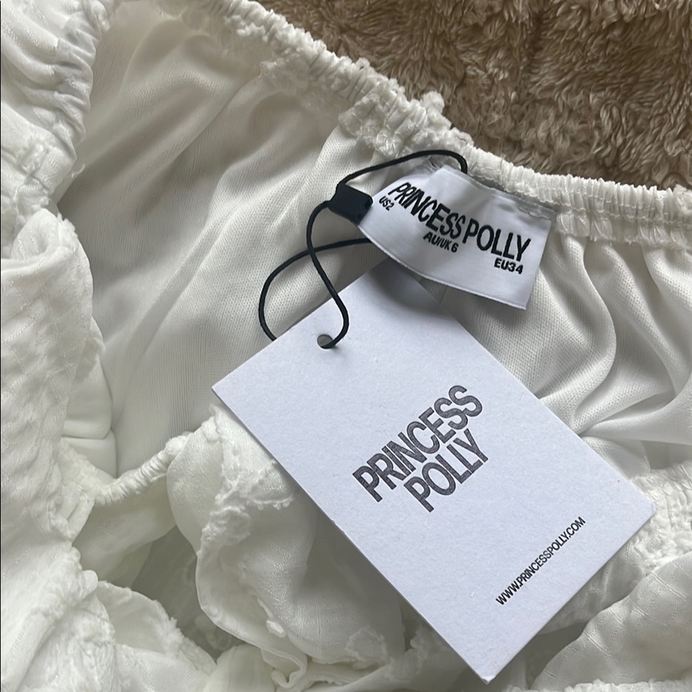 White Lace Bow Dress from Princess Polly - Picture 5 of 5